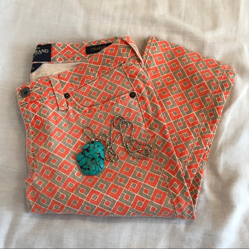 Lucky Brand Patterned Jeans